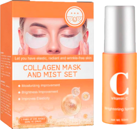 Set de almohadilla y gel hidratante de colágeno